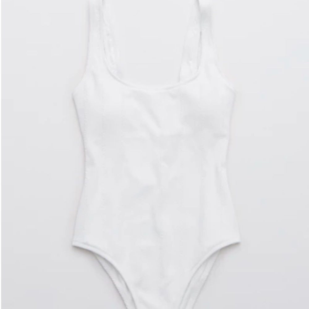 Aerie Crinkle Scoop One Piece Swimsuit